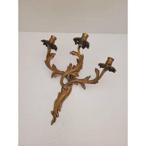 vintage Brass Wall Sconce Candle holder brass wall sconces candle sconces